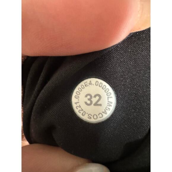 Lululemon Commission Pant Slim Tapered Fit In Reddish Pink Size 32 - Picture 11 of 13